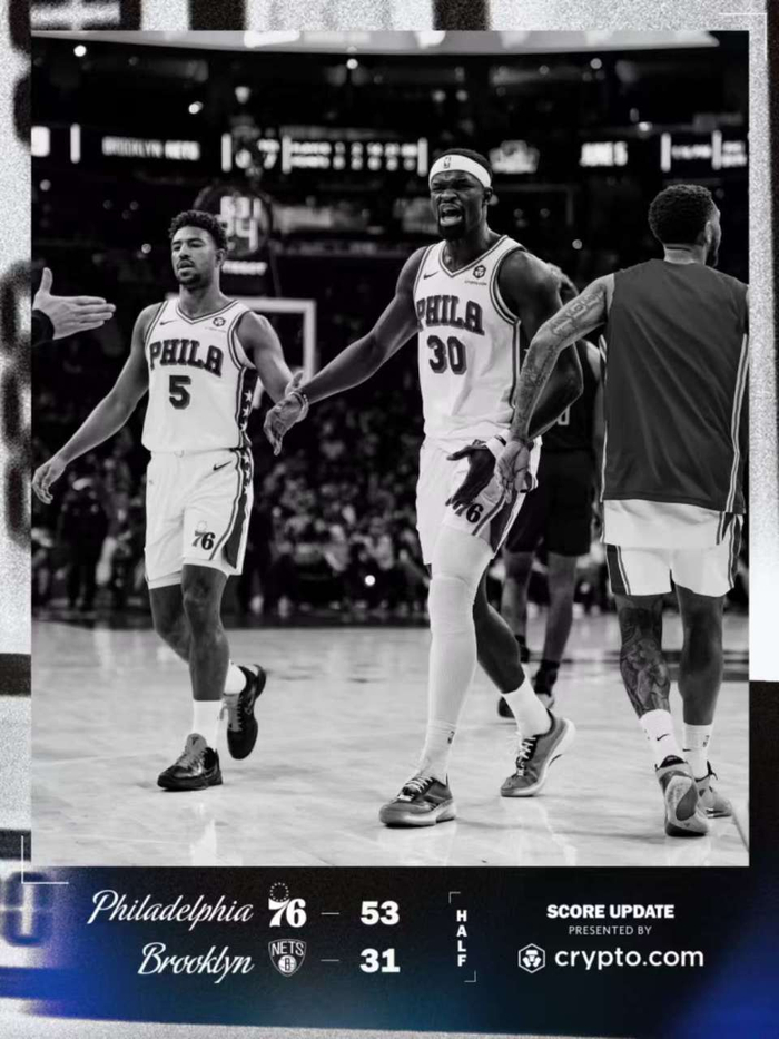 76人险遭逆转 格兰姆斯关键中投锁定胜局