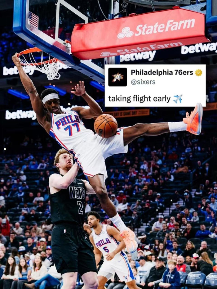 76人险遭逆转 格兰姆斯关键中投锁定胜局