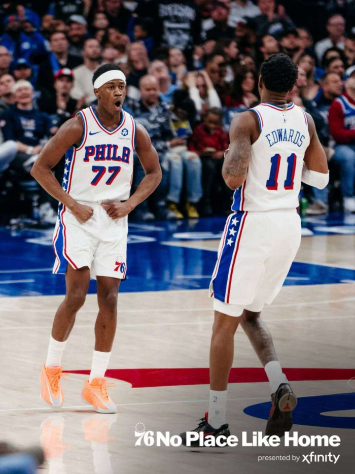 76人险遭逆转 格兰姆斯关键中投锁定胜局