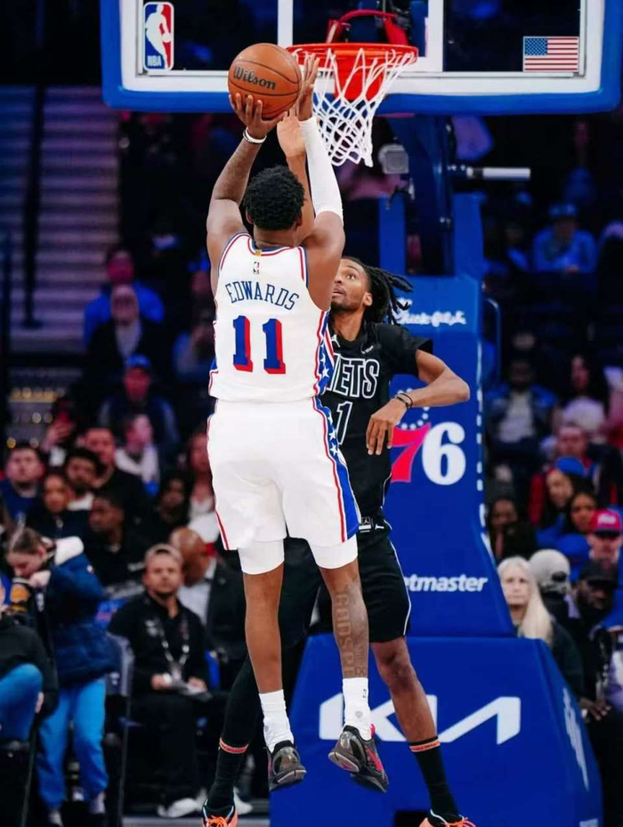 76人险遭逆转 格兰姆斯关键中投锁定胜局