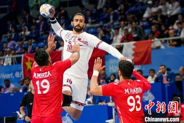 卡塔尔队三夺亚运男子手球金牌 巴林队折戟决赛